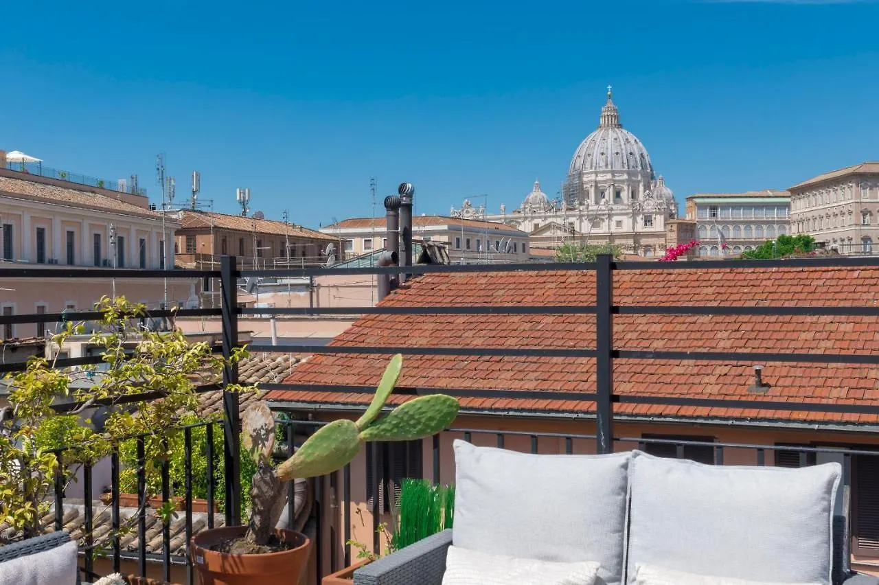 Unique View Over St. Peter'S Dome! 罗马 公寓